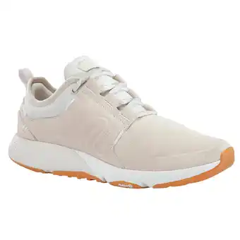 Decathlon Chaussures cuir marche urbaine femme actiwalk confort leather beige offre