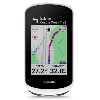 Decathlon Ordinateur de vélo gps edge explore 2 - noir/blanc offre