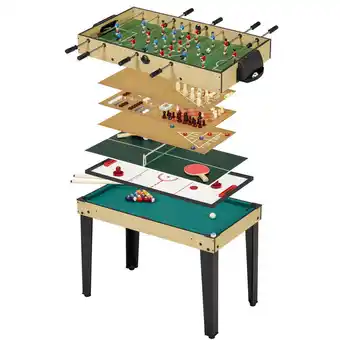 Decathlon Table de jeux 10 en 1 - baby foot - billard - ping pong - hockey - bowling - ca offre