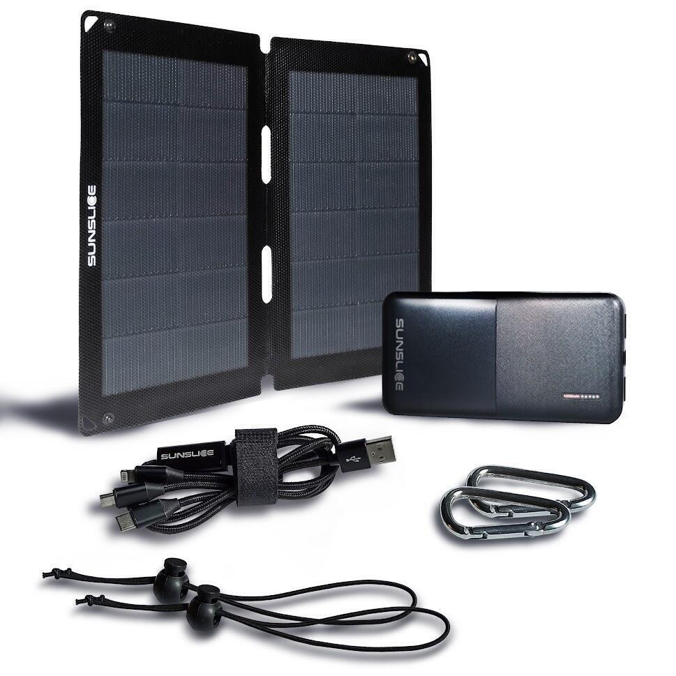 Promo Pack energie nomade panneau solaire 12w avec batterie 37wh chez