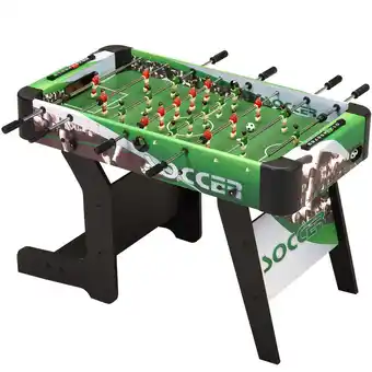 Decathlon Table de baby foot d'intérieur pliable - 22 figurines | 3 balles inclues | 2 à offre