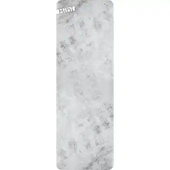 Decathlon Tapis de sport épais et antidérapant | marbre gris | fitness, pilates et yoga offre