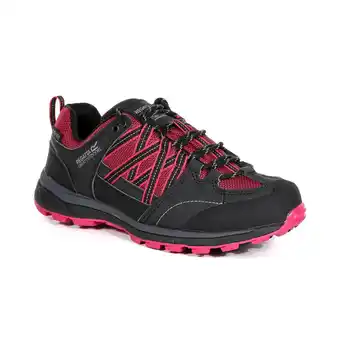 Decathlon Lady samaris ii femme randonnée chaussures - rose / gris foncé offre