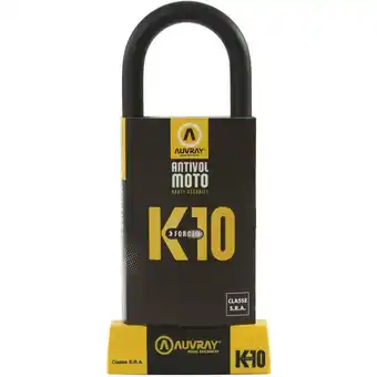 Antivol en u kforce10 - homologue classe sra