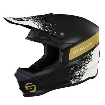 Decathlon Casque intégral - furious roll noir/or offre