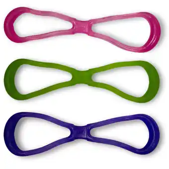 Decathlon Lot de 3 bandes élastiques pour l'étirement et la force bf01pack offre