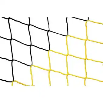 Decathlon Filet pour but de football 5 x 2 m - 4 mm - jaune et noir offre