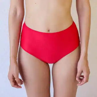 Bas de maillot de bain menstruel - taille haute