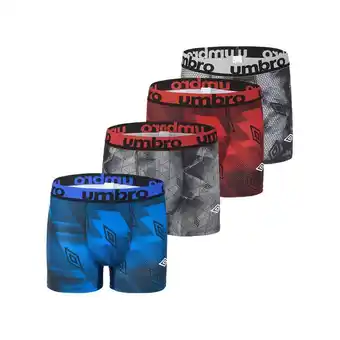 Decathlon Lot de 4 boxers homme imprimé sublimation offre