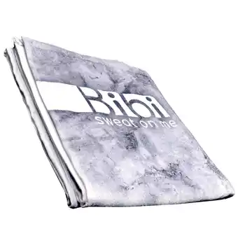 Serviette de sport - marbre gris