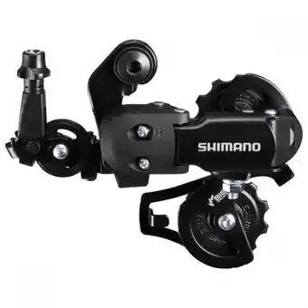 Decathlon Dérailleur arrière tourney rd-ft3 6 / 7s cage courte noir offre
