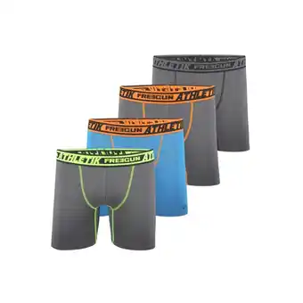Decathlon Lot de 4 boxers longs homme chiné aktiv sport offre