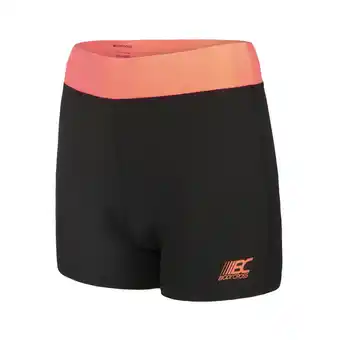Short de running court roly - noir corail - femme