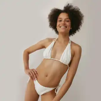 Decathlon Haut de bikini multi-positions + bas de bikini tigress pour femmes black limba offre