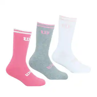 Decathlon Lot de 3 paires de chaussettes mi-hautes fille essentiel offre