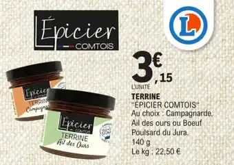 E.Leclerc TERRINE Ail des Ours offre