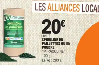 E.Leclerc Spiruline en paillettes offre