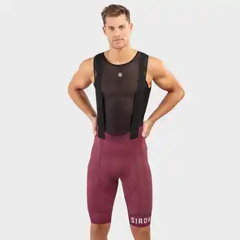 Decathlon Cuissard court cyclisme siroko bx bionaz bordeaux homme offre