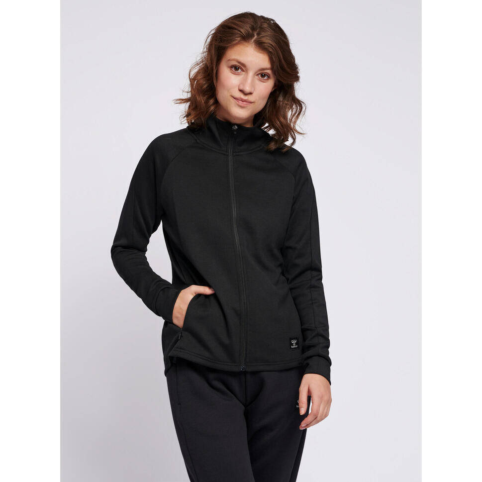 Promo Hmlessi zip jacket veste zippée femme chez Decathlon