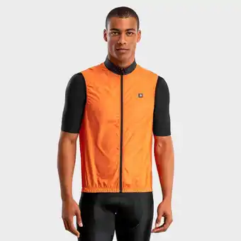 Decathlon Gilet coupe-vent cyclisme siroko v1 season orange vif homme offre