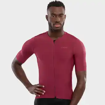 Decathlon Maillot ultraléger cyclisme siroko srx pro dirty kanza bordeaux homme offre