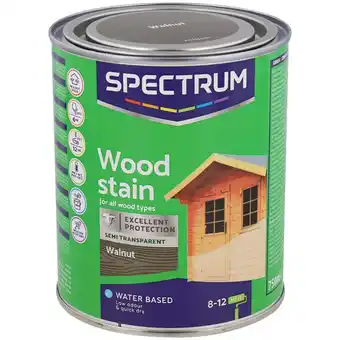 Action Lasure semi-transparente pour bois Spectrum offre