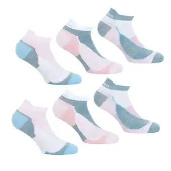 Decathlon Lot de 6 paires de chaussettes basses femme lifestyle offre