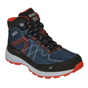 Decathlon Samaris lite homme randonnée bottes - bleu / orange offre
