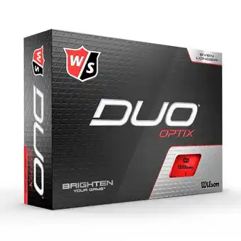 Decathlon Balle de golf wilson duo optix orange offre