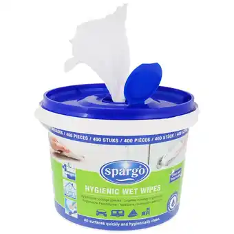 Action Lingettes hygiéniques Spargo offre