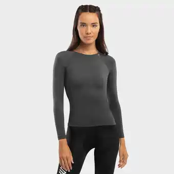 Decathlon Sous-maillot laine mérinos cyclisme siroko srx skin fit gris femme offre