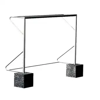 Decathlon But de football/futsal à sceller 4 x 2m - aluminium offre