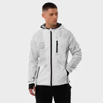Decathlon Veste coupe-vent fitness siroko supra blanc homme offre