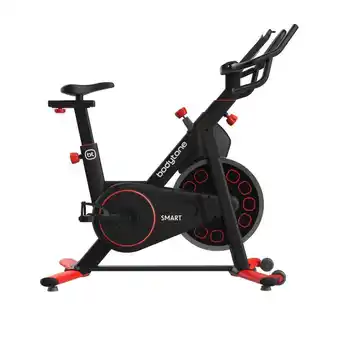 Vélo spinning d'intérieur bodytone ab300sm-r inertie rouge intelligent 18kg