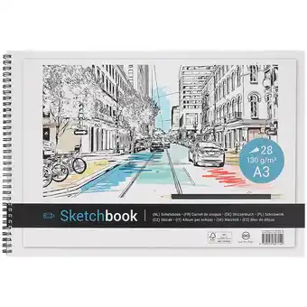 Action Carnet à croquis 28 Feuilles offre