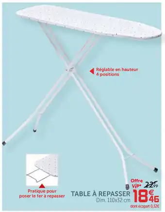 Gifi Table À Repasser offre