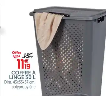 Gifi Coffre À Linge 50 L offre