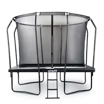 Decathlon Trampoline - premium trampoline avec filet de sécurité - noir - 183 x 274 cm offre