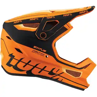 Decathlon Casque status youth - topenga orange/black offre