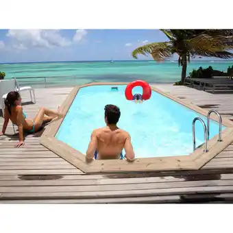 Piscine bois cordoue - 3.48 x 2.15 x 1.18 m