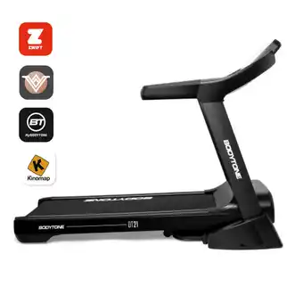 Tapis de course pliable bodytone dt21+ avec connexion bluetooth ecran lcd 20km/h