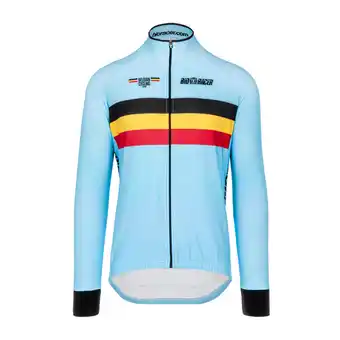 Decathlon Maillot cycliste - bleu - unisexe - officiel equipe belgique tempest (2022) offre
