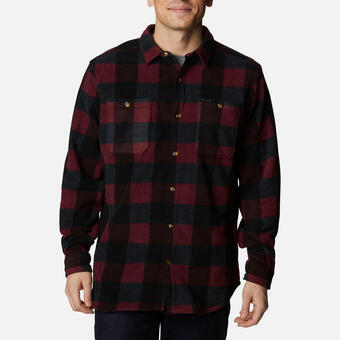 Decathlon Surchemise en polaire flare gun™ elderberry multi check homme offre