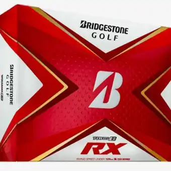 Boite de 12 balles de golf bridgestone tour b rx