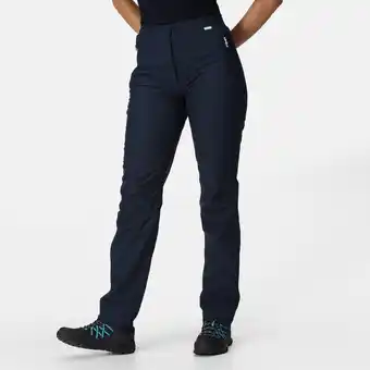 Decathlon Highton surpantalon de randonnée imperméables pour femme - bleu marine offre