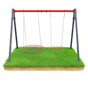 Decathlon Ensemble de châssis à basculepour nid de cigogne et balançoire pour enfant offre