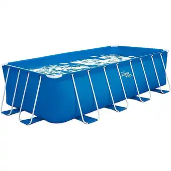 Piscine tubulaire rectangulaire tico 1 - 4.88 x 2.44 x 1.22 m - filtration à sab