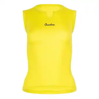 Decathlon Première couche sans manches mérinos pour femme sulphur spring offre