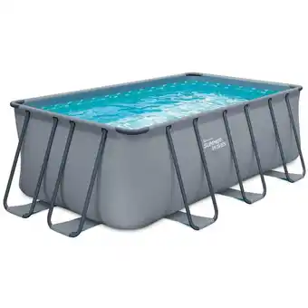 Decathlon Piscine tubulaire ludo 2 - 4,01 x 2,01 x 1,22 m - sans filtration offre