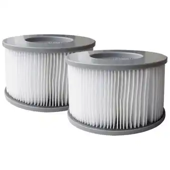 Decathlon Lot de 2 cartouches filtrantes avec filet pour spa gonflable mspa offre